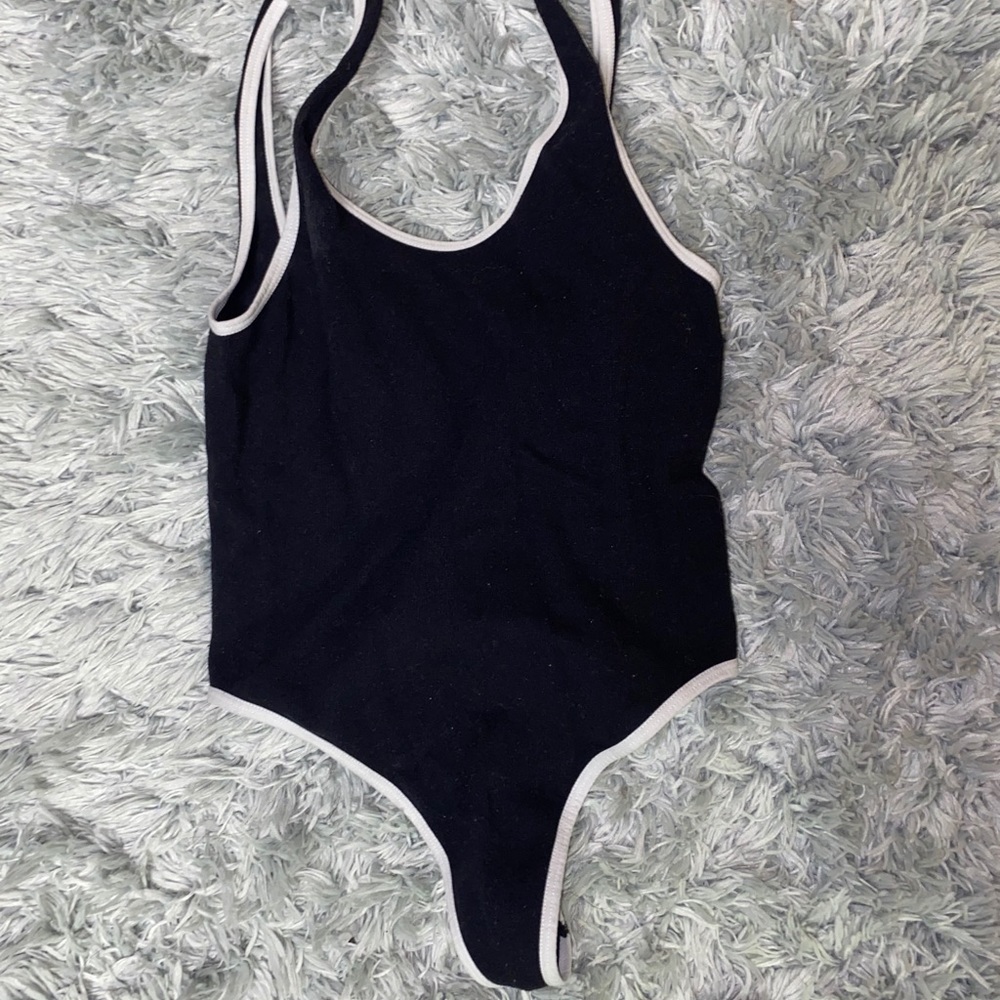 Black one piece top